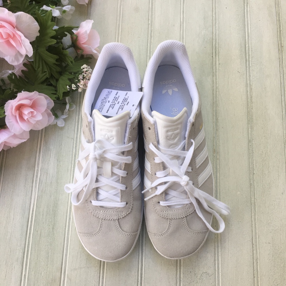 Adidas Gazelle Low Top Sneakers Cream - Picture 5 of 7